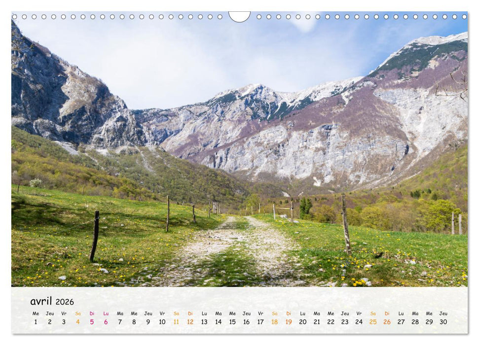 Scènes de cimes (CALVENDO Calendrier mensuel 2026)