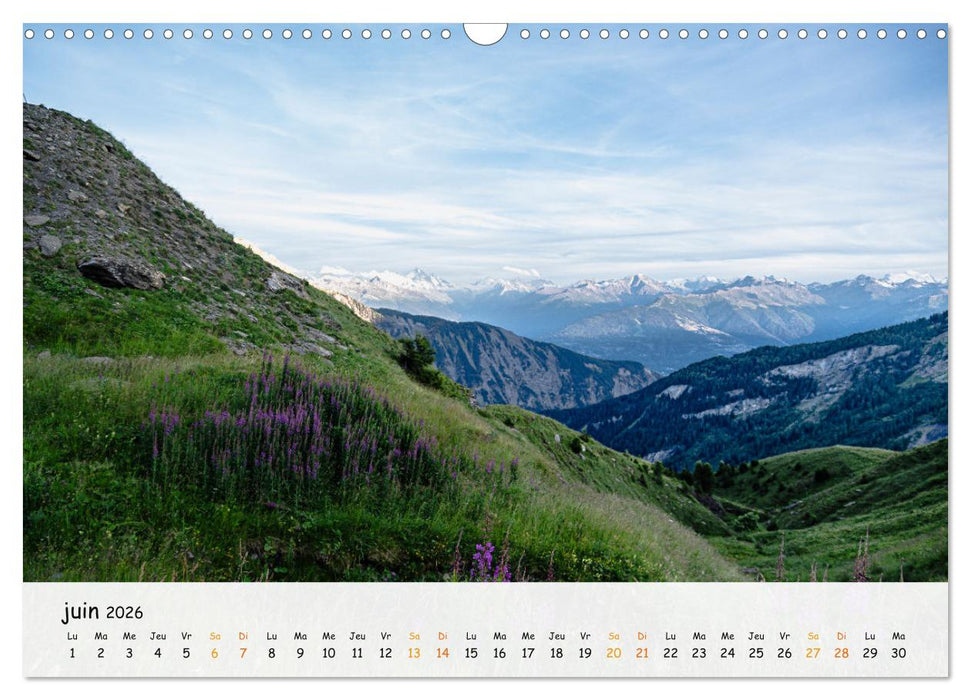 Scènes de cimes (CALVENDO Calendrier mensuel 2026)