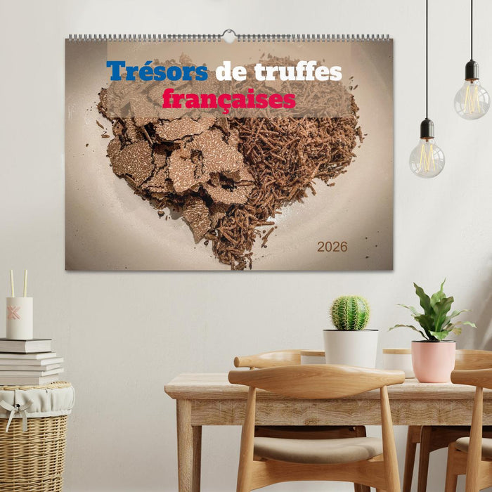 Trésors de truffes françaises (CALVENDO Calendrier mensuel 2026)