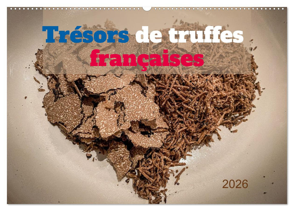 Trésors de truffes françaises (CALVENDO Calendrier mensuel 2026)