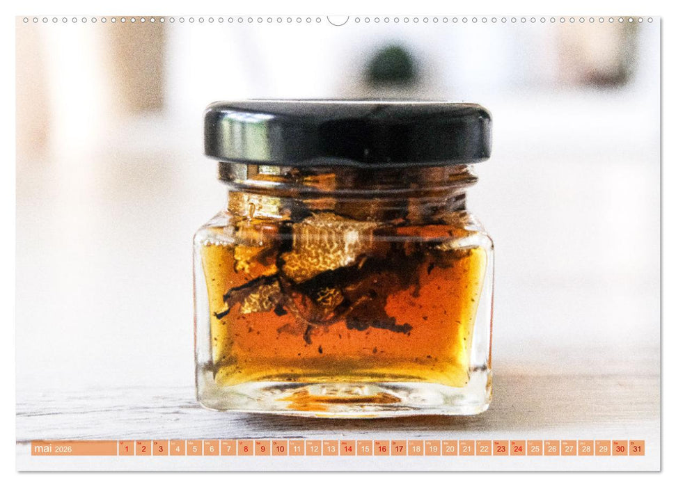 Trésors de truffes françaises (CALVENDO Calendrier mensuel 2026)