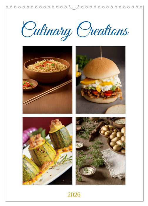 Culinary Creations (CALVENDO Monthly Calendar 2026)