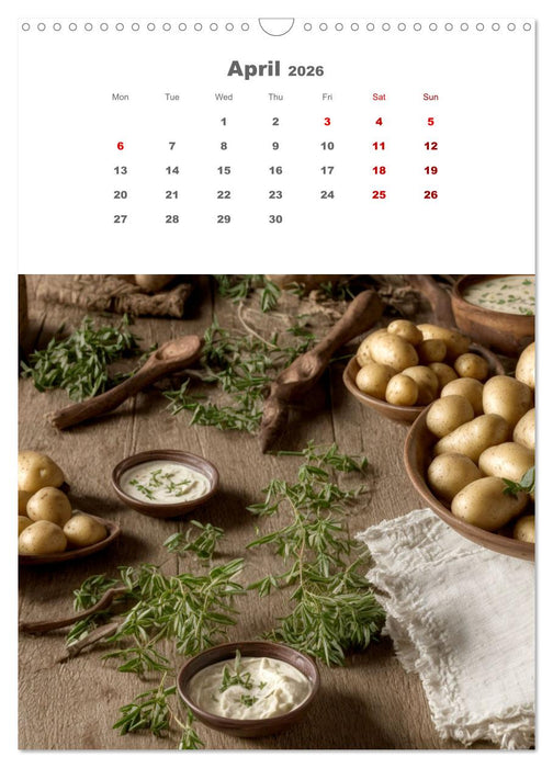 Culinary Creations (CALVENDO Monthly Calendar 2026)