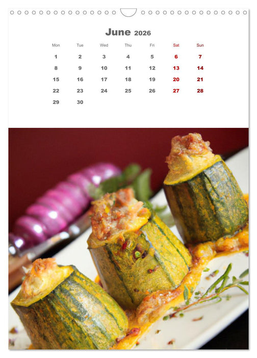 Culinary Creations (CALVENDO Monthly Calendar 2026)