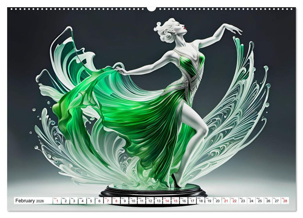 Elegant dancers (CALVENDO Premium-Calendar 2026)