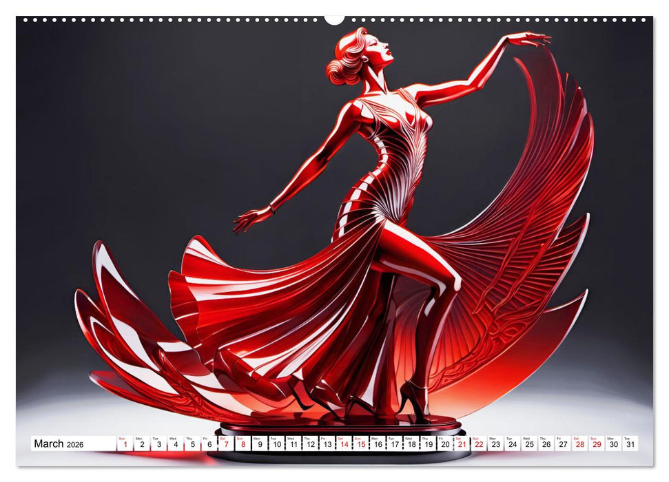 Elegant dancers (CALVENDO Premium-Calendar 2026)