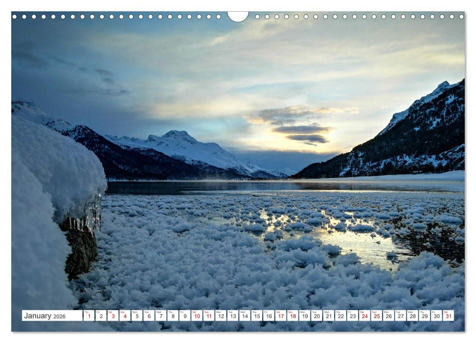 Engadine 2026 - Nature and landscapes (CALVENDO Monthly Calendar 2026)