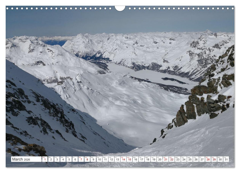 Engadine 2026 - Nature and landscapes (CALVENDO Monthly Calendar 2026)