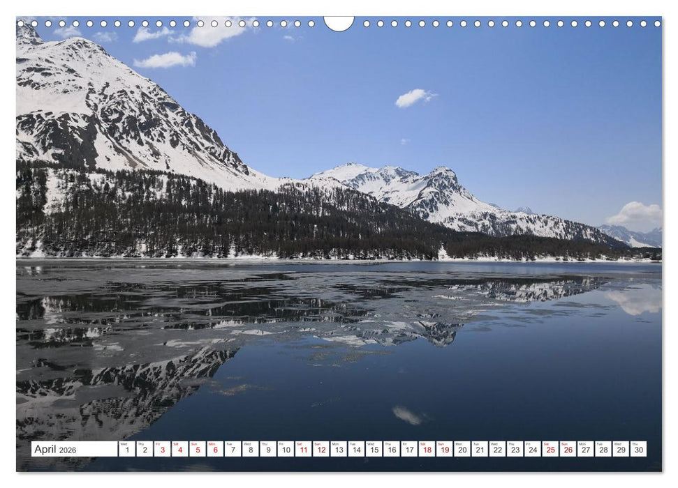 Engadine 2026 - Nature and landscapes (CALVENDO Monthly Calendar 2026)
