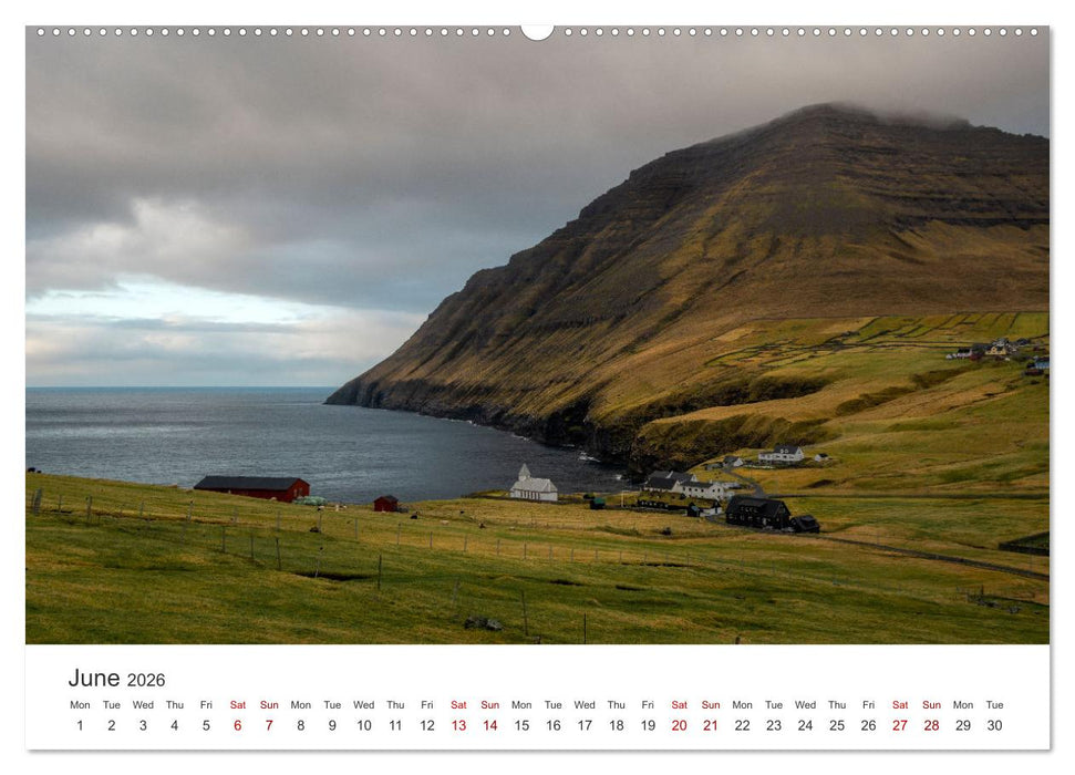Autumn light at Faroe island (CALVENDO Monthly Calendar 2026)