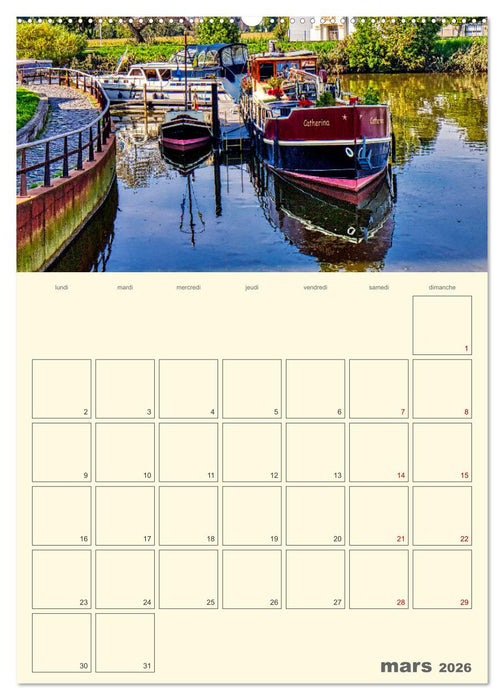 Comté belge de Flandre (CALVENDO Calendrier mensuel 2026)