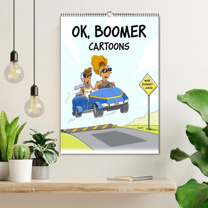 OK, Boomer - Cartoons (CALVENDO Monthly Calendar 2026)