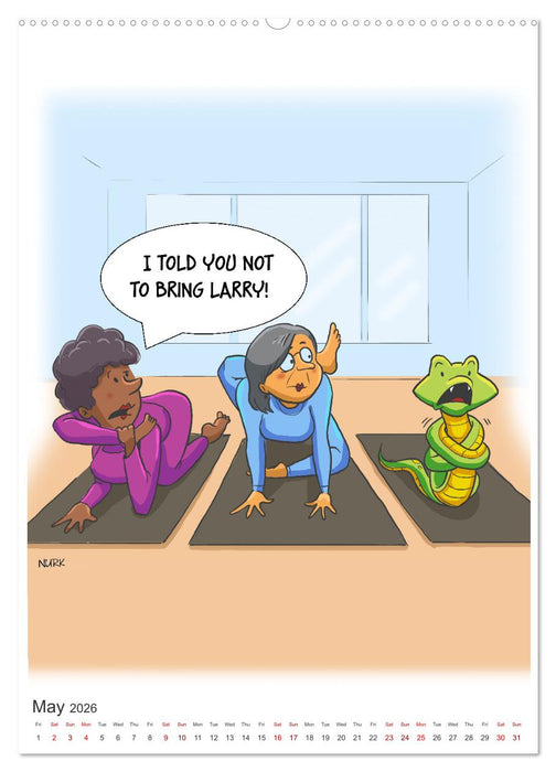 OK, Boomer - Cartoons (CALVENDO Monthly Calendar 2026)