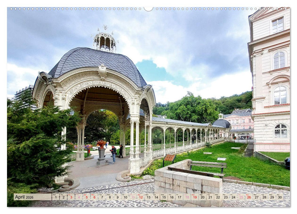 Famous Spas in the Czech Republic (CALVENDO Premium-Calendar 2026)