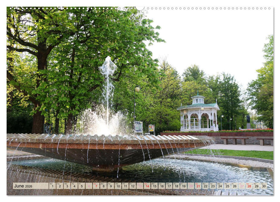 Famous Spas in the Czech Republic (CALVENDO Premium-Calendar 2026)