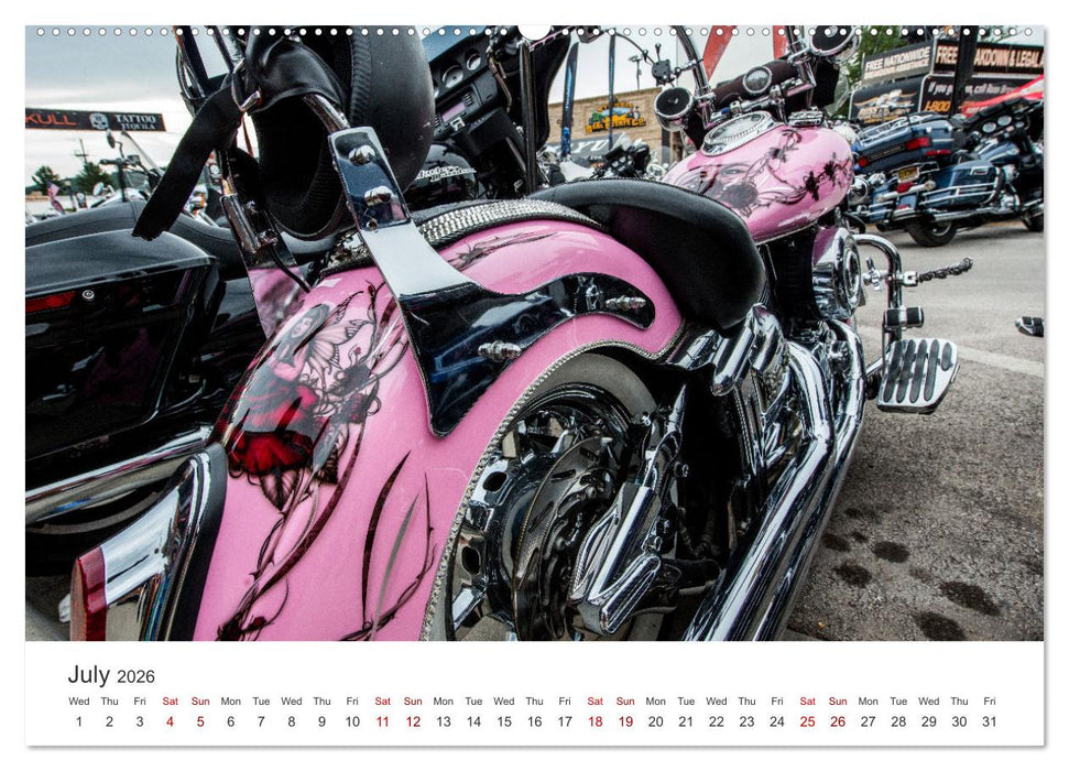 Sturgis - The most famous motorcycle rally in the world (CALVENDO Premium-Calendar 2026)