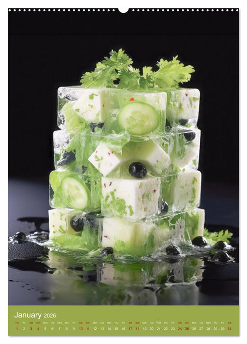 Food Fusion Fantasies (CALVENDO Monthly Calendar 2026)