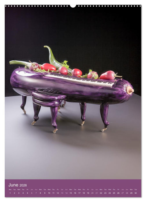 Food Fusion Fantasies (CALVENDO Monthly Calendar 2026)