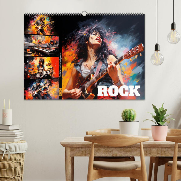 ROCK Feel the unlimited power (CALVENDO Monthly Calendar 2026)