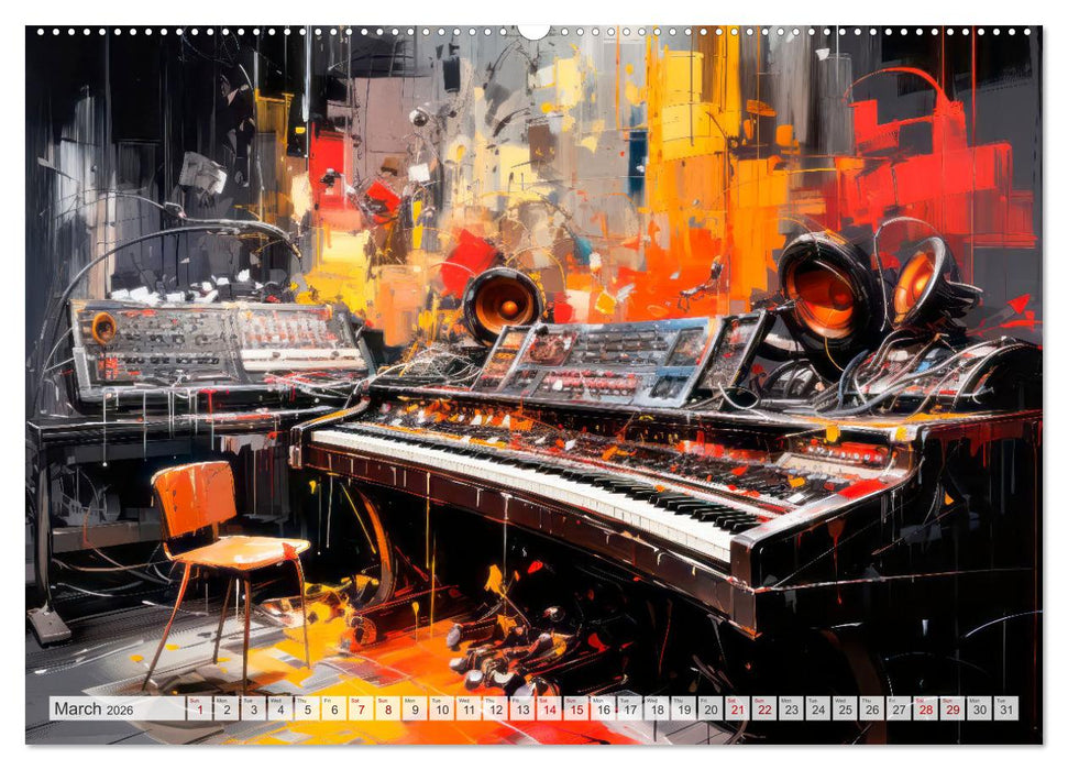 ROCK Feel the unlimited power (CALVENDO Monthly Calendar 2026)