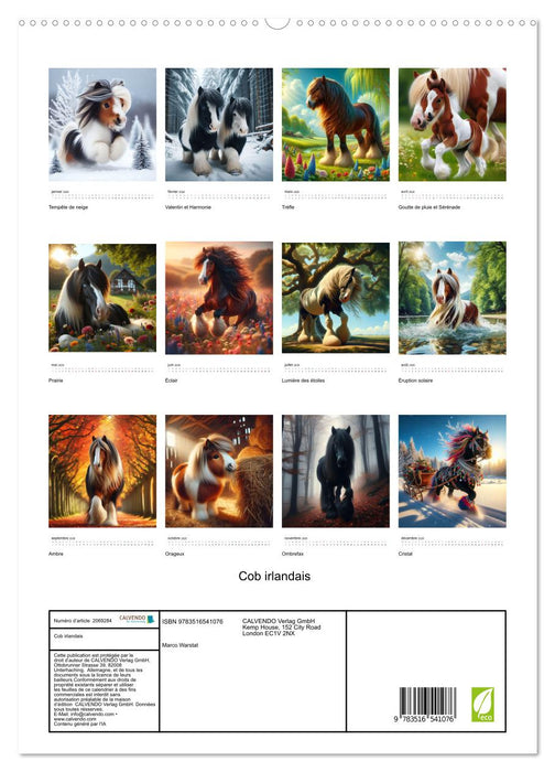 Cob irlandais (CALVENDO Calendrier supérieur 2026)