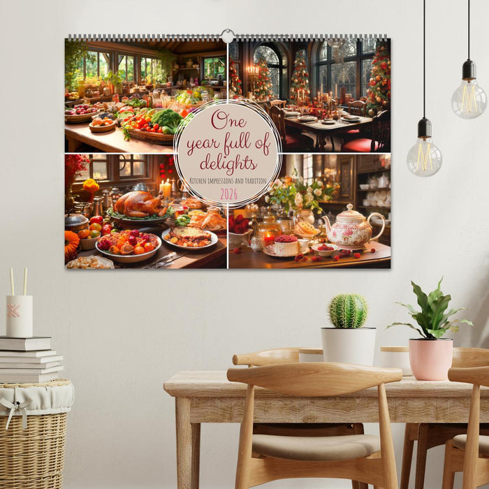 One year full of delights (CALVENDO Monthly Calendar 2026)