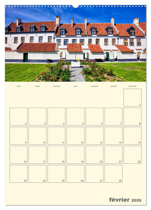 Comté belge de Flandre (CALVENDO Calendrier supérieur 2026)