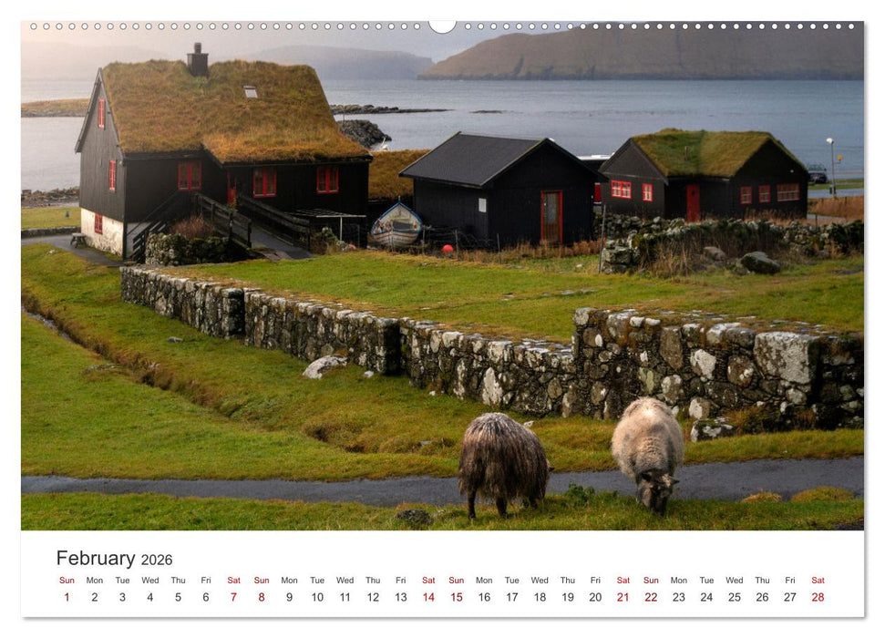 Autumn light at Faroe island (CALVENDO Premium-Calendar 2026)