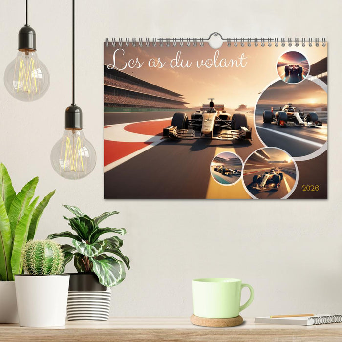 Les as du volant (CALVENDO Calendrier mensuel 2026)