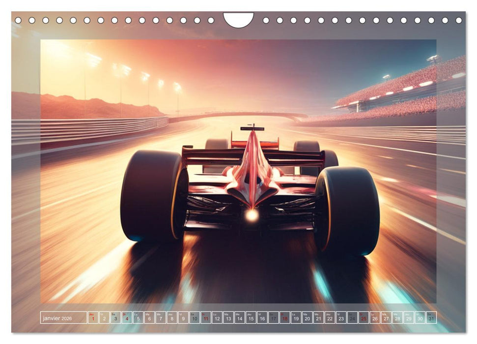 Les as du volant (CALVENDO Calendrier mensuel 2026)