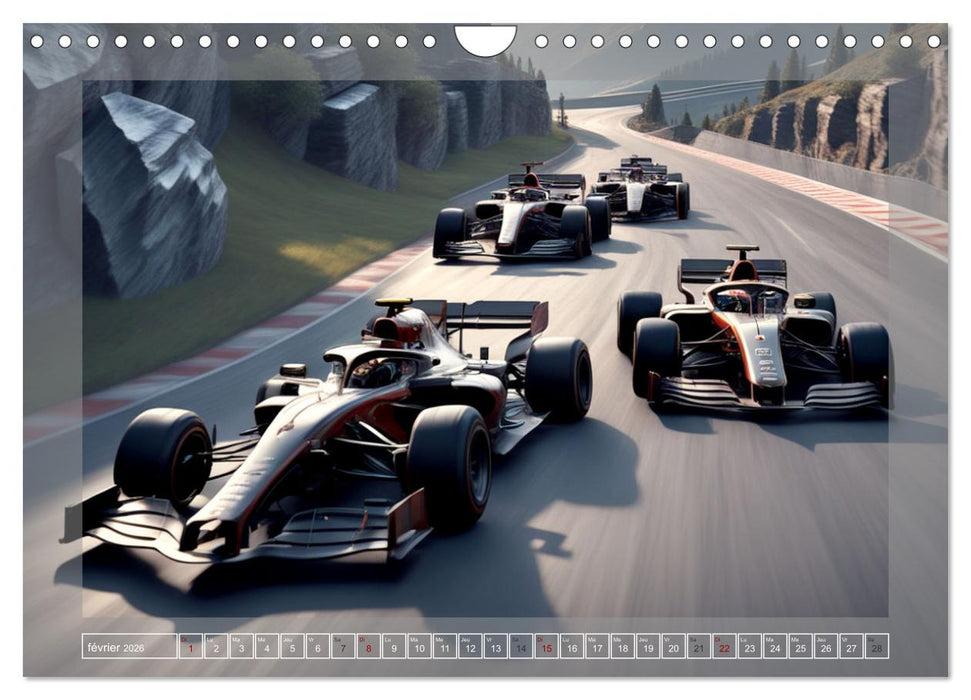Les as du volant (CALVENDO Calendrier mensuel 2026)