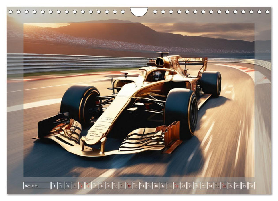 Les as du volant (CALVENDO Calendrier mensuel 2026)