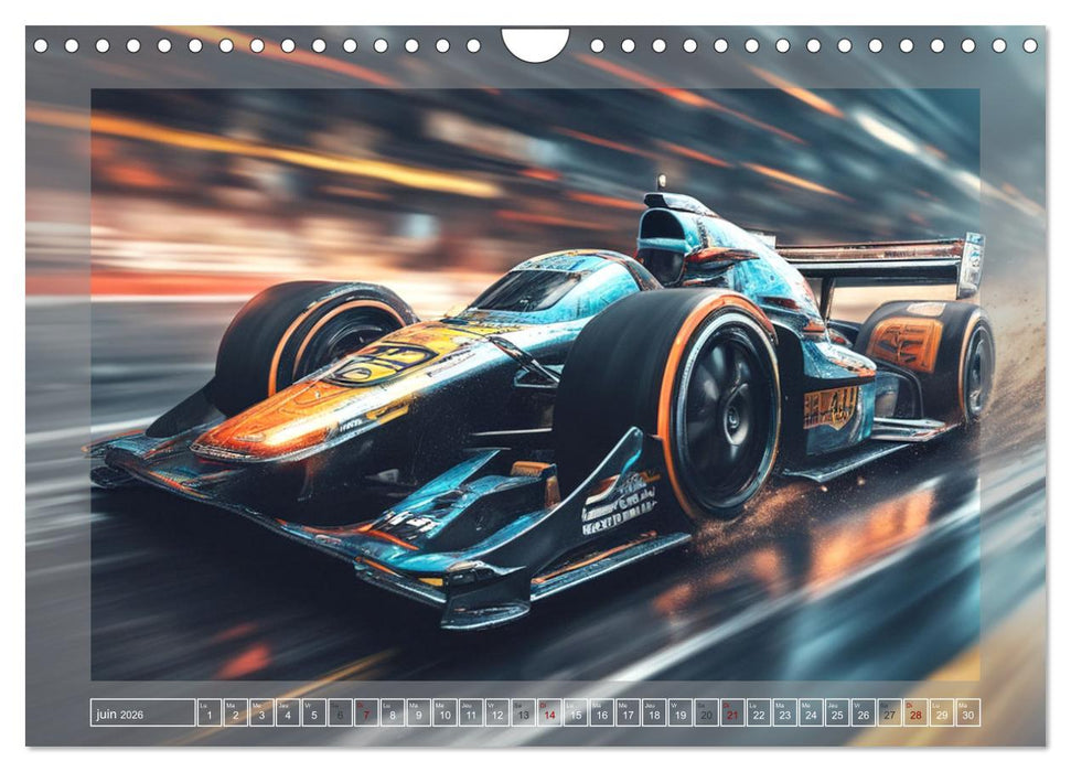 Les as du volant (CALVENDO Calendrier mensuel 2026)