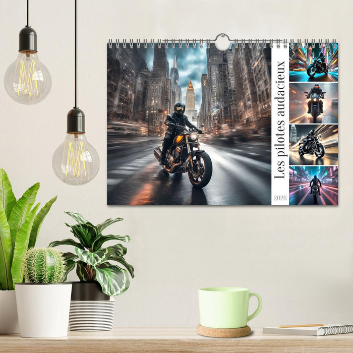 Les pilotes audacieux (CALVENDO Calendrier mensuel 2026)