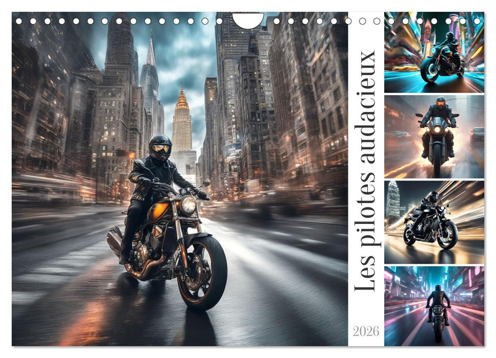 Les pilotes audacieux (CALVENDO Calendrier mensuel 2026)