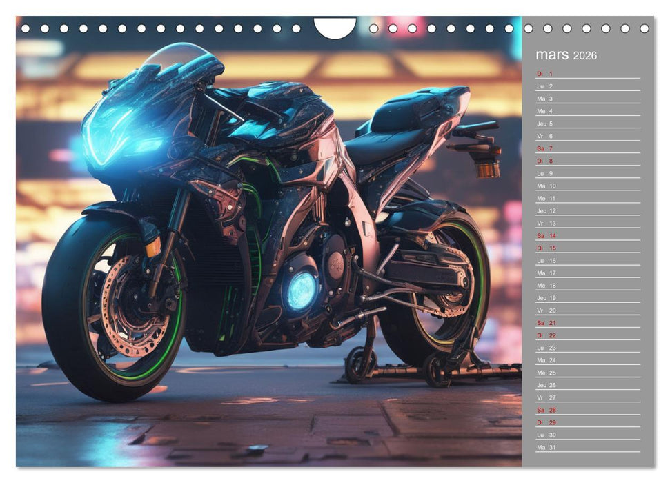 Une vision audacieuse de la mobilité (CALVENDO Calendrier mensuel 2026)