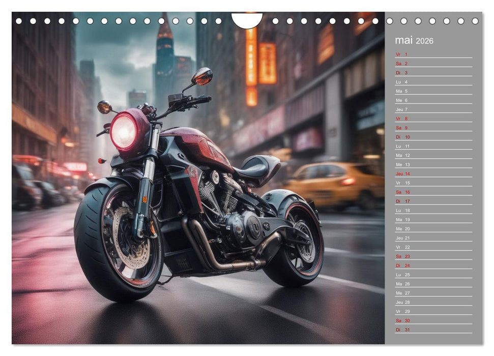 Une vision audacieuse de la mobilité (CALVENDO Calendrier mensuel 2026)