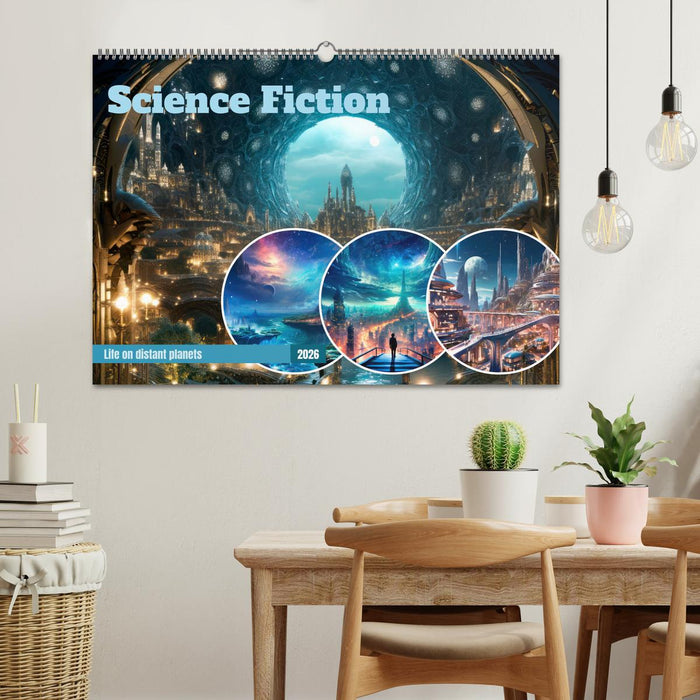 SCIENCE FICTION Life on distant planets (CALVENDO Monthly Calendar 2026)