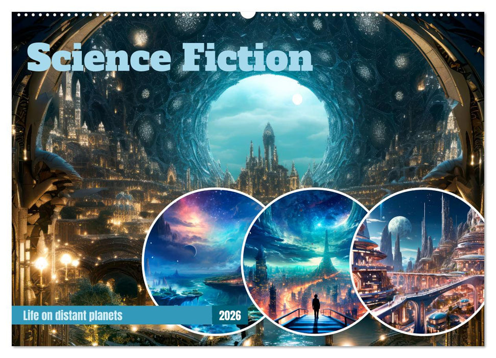 SCIENCE FICTION Life on distant planets (CALVENDO Monthly Calendar 2026)