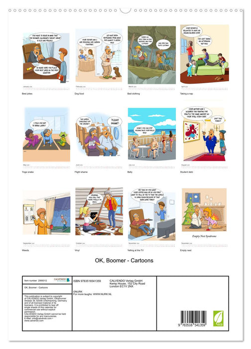 OK, Boomer - Cartoons (CALVENDO Premium-Calendar 2026)