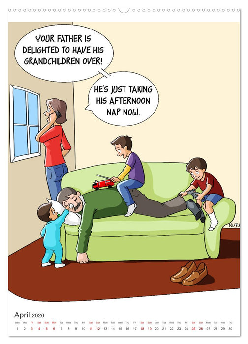 OK, Boomer - Cartoons (CALVENDO Premium-Calendar 2026)