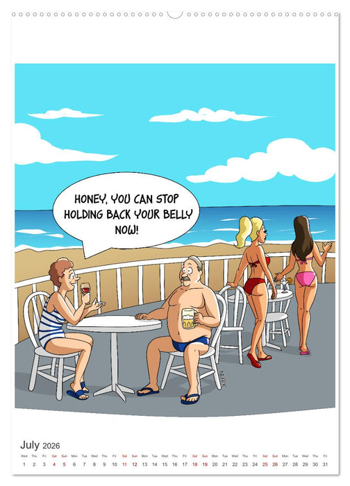 OK, Boomer - Cartoons (CALVENDO Premium-Calendar 2026)