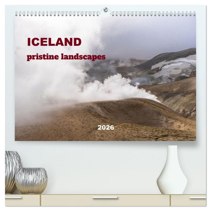 ICELAND pristine landscapes (CALVENDO Premium-Calendar 2026)