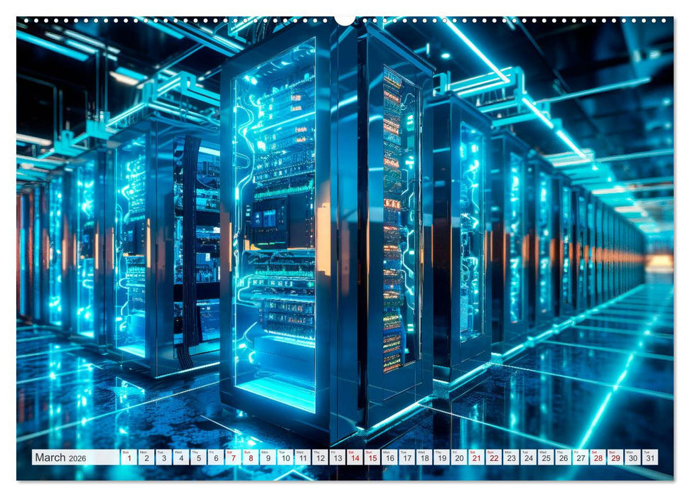 AI PLUS METAVERSE Algorithms and virtual reality (CALVENDO Monthly Calendar 2026)