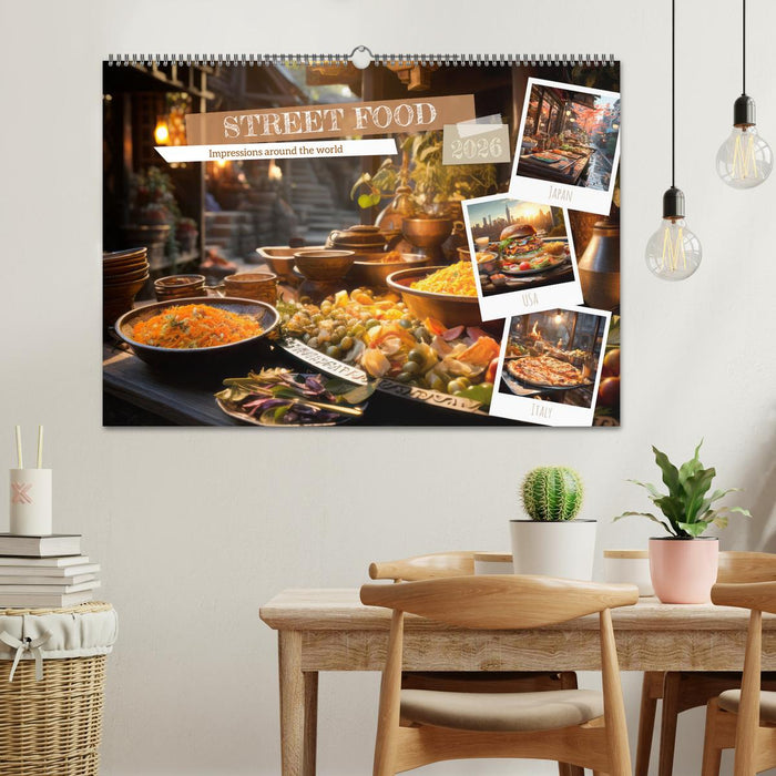 STREET FOOD Impressions around the world (CALVENDO Monthly Calendar 2026)
