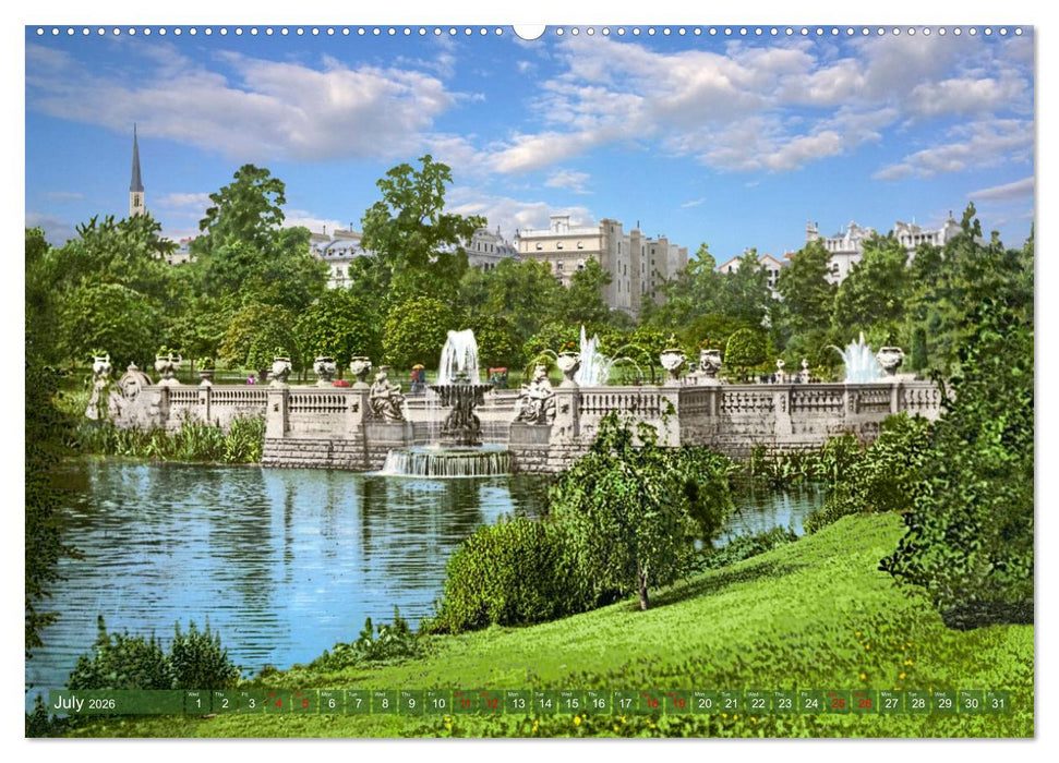 London around 1890-1900 - photos restored and colourised (CALVENDO Premium-Calendar 2026)