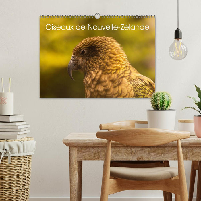 Oiseaux de Nouvelle-Zélande (CALVENDO Calendrier mensuel 2026)