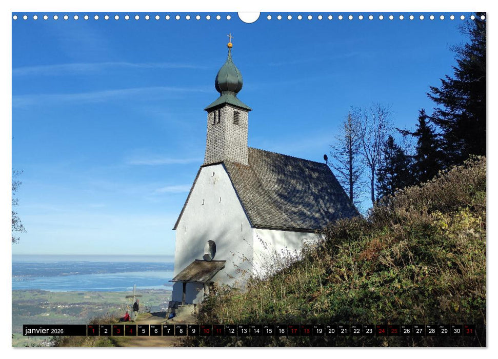 Bons baisers du Chiemsee (CALVENDO Calendrier mensuel 2026)