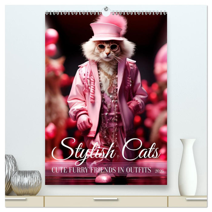 Stylish cats (CALVENDO Premium-Calendar 2026)