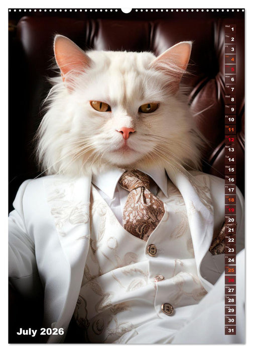 Stylish cats (CALVENDO Premium-Calendar 2026)